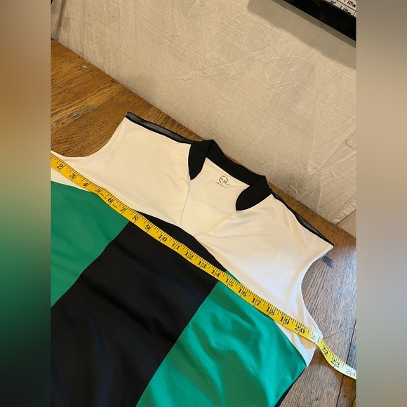 EP SPORT – Black, White & Green Sleeveless Dress – Size XL - Picture 5 of 8
